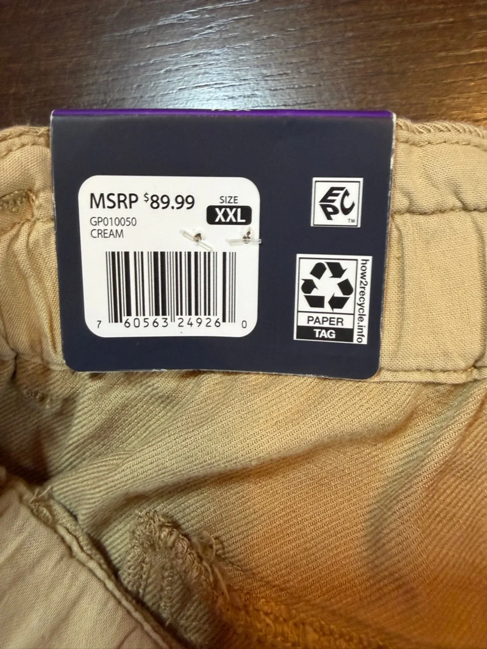 NWT Gap Cream Twill Wide Leg Pull On Pants Women's XXL Quiet Luxury